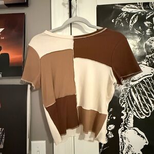 Hollister Off-White Baby Tee